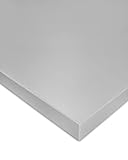 vabo Schreibtisch-Platte - Kratzfeste Tischplatte - bis zu 120 kg belastbar - moderner Büro-Tisch Aufsatz mit Starkfurnierkante - 160x80x2,5 cm - Licht-G