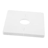 DIYEAH Abdeckung ersetzen dekorativ Wandverkleidung Conditioner-Löcher-Abdeckung runde Abdeckplatte Duschflansch tauschen reservierte Lochabdeckung für ac PVC