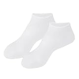 Leadrop Foot Masques Beach Protective Socks 1 Pair Silicone Moisturizing Socks Reusable Soft Smooth Skin Foot Spa Pediicure Socks for Dry Cracked Feet W