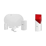 ABUS Funk-Alarmanlage Smartvest Basis-Set Einbruchmeldeanlage inkl. Bewegungsmelder & Öffnungsmelder + Funk-Sirene Smartvest für Funk-Alarmanlage | bis zu 100 db Lautstärk