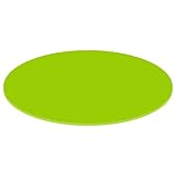 PLEXIGLAS® Zuschnitt 3-50cm - ovale Scheiben grün, Größe:13cm, Pack mit:10 Stück
