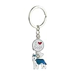 JAWSEU Creative Pet Keychain Animal Portrait Pendant Decoration Blessing Memorial Gift Collection for School Bag Backpack Mobile Phone Type 1