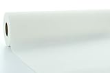 Mank Tischdeckenrollen Uni | Rollenware 118 cm x 25m aus Airlaid stoffähnlich Tischdecke für Gastronomie | (Weiß, 118 cm x 25 m)