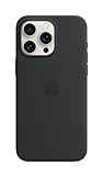 Apple iPhone 15 Pro Max Silikon Case mit MagSafe – Schwarz ​​​​​​​