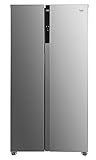 Beko GNO5323XPN bPRO 500 Side-by-Side Kühlschrank mit Gefrierschrank, 532 l Gesamtvolumen, 347 l Kühlbereich, 185 l Gefrierbereich, Multifunktionsdisplay, Schnellkühlen, Türalarm, Edelstahl-Look