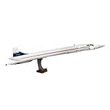 SONNIES for Luftfahrt Flugzeug Baustein Supersonic Airliner Concorde Passagier Flugzeug Modell Ziegel Spielzeug for Kind 10318 (Color : PDF Manual, Size : No Box)