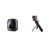 GoPro Max Lens Mod 2.0 (HERO12 Black) – Offizielles Zubehör & Volta (Vielseitiger Griff, Ladegerät, Stativ und Fernbedienung) – Offizielles Zubehör, APHGM-001-EU, Black