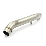 Motorrad Schalldämpfer 5 1 Mm Motorradablöser Muffler Mittlerer Röhrchen Mit Mittlerer Link-Rohr Für Kawasaki Z750 2004-2008 Modifizierter R