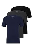 BOSS Hugo Herren T-Shirt Vn 3p Co T-Shirt, Hellblau M