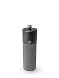 PEUGEOT - Pfeffermühle Line 18 cm + Schwarzer Pfeffer - Klassische Mahlgradeinstellung - Aluminium und Holz mit PEFC-Siegel - Karbonfarb