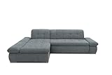 DOMO. Collection Moric Ecksofa / Eckcouch mit Bett / Sofa mit Schlaffunktion in L-Form Couch mit Armlehnfunktion/ 300x172x80 cm / Schlafsofa in G