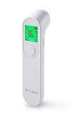 Orbisana FTM 310 Infrarot Fieberthermometer - Medizinprodukt Intelligenter Lichtindikator mit Ampelsystem-Beleuchtung: Grün, Orange, Rot - Anzeige Temperatur-Messeinheit in Celsius oder F