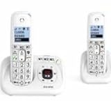 Alcatel XL785 Duo Schnurlostelefon mit Anrufbeantworter, Weiß