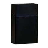 Yushu Zigarettenbox aus Kunststoff, Tasche Zigarrenetui, Räuchern Aufbewahrungsbehälter, Zigarren Schutzhülle Box, Zigarettenbox Unisex, Zigarettenhalter Etui, Schw