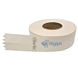 Rigips® Papier Fugendeckstreifen [52mm x 75m Rolle] Papier-Bewehrungsstreifen Reißfest | Fugenband für Gipskartonplatten im Trockenb