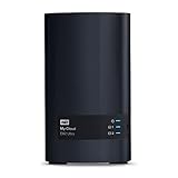 WD 4TB My Cloud EX2 Ultra 2-bay NAS - Network Attached Storage RAID, file sync, streaming, media server, with WD Red drives, HDD