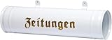 Zeitungsrolle, Zeitungsbox, Zeitungsrohr Neu, Farbauswahl Wetter- und UV-beständig W
