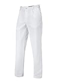 BP Med Trousers 1359-558-21 Herrenhose - Bundfalten - 65% Polyester, 35% Baumwolle - Normale Passform - Größe: 52n - Farbe: weiß