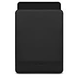 WOOLNUT Matte PU Sleeve Case Hülle Tasche für iPad Pro 11 und iPad Air 10,9 Zoll - Schw