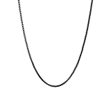 ANAZOZ Halskette Damen Edelstahl, Kette Ohne Anhänger Damen 60cm Belcher-Kette Halskette 3