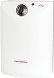 Thermoflow UT 10 Untertischspeicher drucklos | Warmwasserboiler 10 l Speichervolumen | Elektro-Warmwasserboiler G 3/8' Anschluss | 35-75 °C | 65 °C in 20