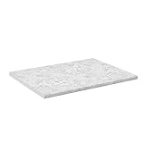 Vicco Küchenarbeitsplatte R-Line, Marmor Weiß, 80