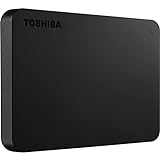 Toshiba 2TB Canvio Basics Portable External Hard Drive, USB 3.2. Gen 1, Black (HDTB420EK3AA), Mechanische Festp