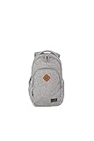 Travelite A4 Rucksack Handgepäck mit Laptop Fach bis 13 Zoll, Gepäck Serie BASICS Daypack Melange: Modischer Rucksack in Melange Optik, 41 cm, 13 L