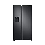 Samsung RS6GA8521B1/EG Side-by-Side Kühlschrank, 178 cm, 634 ℓ, 225 ℓ Gefriervolumen, Space Max Technologie, Premium Black S