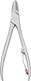 ZWILLING Nagelzange (Profi Knipser, Scharfe Schneiden für feste Nägel, ergonomische Form, Hypoallergen), Premium, Silber, 125