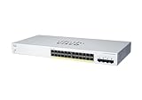 Cisco Business CBS220-24T-4G Smart Switch | 24 GE-Ports | 4x1G SFP | 3 Jahre eingeschränkte Hardwaregarantie (CBS220-24T-4G-EU)