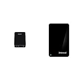 Intenso 3,5' Desktop HDD 3.0 6TB Memory Center & Memory Case Portable Hard Drive 5TB, tragbare Externe Festplatte - 2,5 Zoll, 5400 U/min, 8 MB Cache, USB 3.0 schw