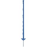 Farmland Herkules Eco Weidezaunpfähle - 10er Set Weidezaunpfähle 105cm aus robustem Kunststoff - Weidezaun Pfosten für Rinder mit verzinkter Stahlspitze und Doppeltrittfunk