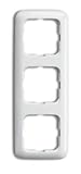 Busch Jäger Reflex SI alpinweiss Steckdosen Schalter Rahmen Wippen (2513-214 Abdeckrahmen 3-fach Rahmen Reflex SI, 1 Stück)