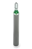 Argon 4.8 10 Liter Flasche/NEUE Argonflasche (Eigentumsflasche), gefüllt mit Argon 4.8 (Reinheit 99,998%) / 10 Jahre TÜV ab Herstelldatum/EU Zulassung/PROFI-Schweißargon WIG,MIG - Globalimp