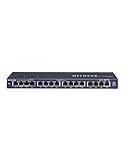 Netgear GS116GE Switch 16 Port Gigabit Ethernet LAN Switch (Plug-and-Play Netzwerk Switch, lüfterlos, robustes Metallgehäuse, ProSAFE Lifetime-Garantie)