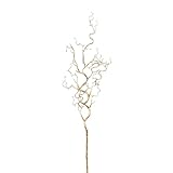 wohnfuehlidee Kunstpflanze Korkenzieherhasel, 3er Set, Farbe Gold, Höhe ca. 72