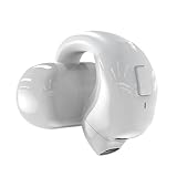 LYEAA Single Ear HiFi Stereo Headset Rauschunterdrückung Bluetooth-kompatibel 5.3 Laufen Headset Wasserdicht Sport Spiel Musik Ohrhörer (Weiß)