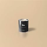 New Walls Premium Wandfarbe Beige, Apricot Liquid Luxury Dispersionsfarbe für Innenräume – 1 L