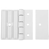 Yardwe Türscharniere Dusche Glastürscharniere Duschraumtüren Scharnier Saunaraum Türscharnier Ersatzteile Torbeschläge Weiß 8 5 X 8 C
