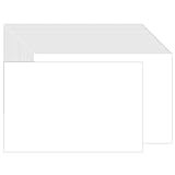 50 Blätter Blanko Postkarten, A6 Postkarten, 350g/m² Papier Karten, DIY Grußkarten weiß, Blanko Karten zum Selbstgestalten oder Bedruck