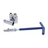 FUNOMOCYA Griff Zündkerzen Steckschlüssel Set Langlebig Manuell Tragbar für Auto Motorrad Rasenmäher Präzise Reparatur Werkzeug