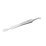 Healvian 3Stücke Gebogene Pickelpinzette für Akne und Mitesser Sicher und Hygienisch für Effektive Hautpflege und Porenreinigung