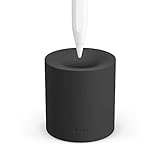 elago Silikonständer Kompatibel mit Apple Pencil USB-C, Kompatibel mit Apple Pencil 2. und 1. Generation und jedem Tablet-Stylus mit oder ohne Bleistifttasche oder -hülse, Schutz der Spitze (Schwarz)