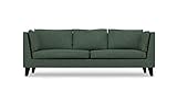 COMFORTLY 3-Sitzer Sofa Schonbezug Ersatz handgefertigt kompatibel mit STOCKHOLM Couch (robust – grün)