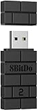 8bitdo Wireless USB Adapter 2, Bluetooth, PC, PS Classic, Android, macOS, Raspberry Pi, Retrofreak System, Kompatibel mit Xbox Series, Joycon, Switch Pro, PS5,PS4,PS3 C