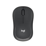 Logitech M240 Silent Bluetooth Maus, Kabellos, Kompakt, Mobil, Smooth Tracking, 18-Monate-Batterie, für Windows, macOS, ChromeOS, kompatibel mit PC, Mac, Laptop, Tablets - Grap
