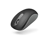 Hama kabellose Maus für Links- und Rechtshänder (3 Tasten, 2,4 Ghz, mit USB-Nanoempfänger, 1600 dpi, optische Maus, für Notebook und PC) anthrazit / schw