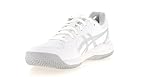 ASICS Damen Gel-Dedicate 8 Clay Sneaker, White/Pure Silver, 40 EU