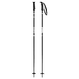 ATOMIC AMT Skistöcke - Schwarz - Länge 115 cm - Hochwertiger 3* Aluminium Skistock - Ergonomischem Griff am Stock - Verstellbare Handschlaufe - Stöcke mit 60